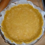 Pâte à tarte à la farine de pois chiche