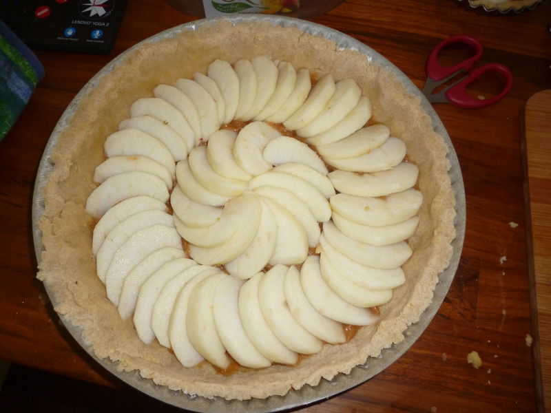 Tarte aux pommes sans lait sans gluten